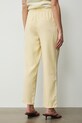 Odzież Spodnie chinos damskie z lnem RS26-SPD702 żółty