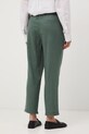 Odzież Spodnie chinos damskie z lnem RS26-SPD702 zielony