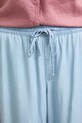 Spodnie culottes damskie z lyocellu niebieski RS26-SPD804