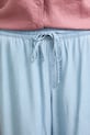 Spodnie culottes damskie z lyocellu niebieski RS26-SPD804