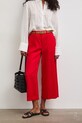Spodnie culottes damskie z lyocellu RS26-SPD805 czerwony RS26