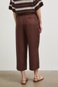 Odzież Spodnie culottes damskie z lyocellu RS26-SPD805 brązowy