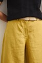 Medicine kalhoty culottes dámské s příměsí lnu zelená RS26-SPD901