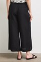 Medicine kalhoty culottes dámské s příměsí lnu RS26-SPD901 černá RS26