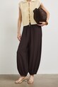 Spodnie slouchy damskie z wiskozą RS26-SPD908 brązowy RS26