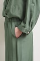 Spodnie slouchy damskie z wiskozą zielony RS26-SPD908