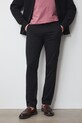 Medicine spodnie chinos męskie bawełniane z elastanem RS26-SPM060 czarny RS26