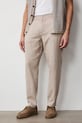 Medicine spodnie chinos męskie z lnem RS26-SPM073 beżowy RS26