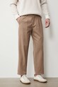Bavlnené nohavice s elastanom, hladké RS26-SPM302 béžová RS26