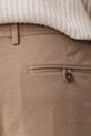 Bavlnené nohavice s elastanom, hladké béžová RS26-SPM302