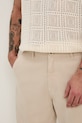 Nohavice chinos pánske s lyocellom béžová RS26-SPM802