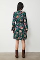 Oblečenie Šaty dámske mini z viskózy vzorovaná RS26-SUD031 čierna