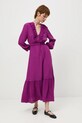 Medicine sukienka z wiskozy RS26-SUD307 fioletowy RS26