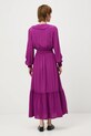 Odzież Medicine sukienka z wiskozy RS26-SUD307 fioletowy