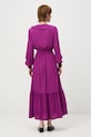 Odzież Medicine sukienka z wiskozy RS26-SUD307 fioletowy