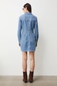 Odzież Sukienka jeansowa damska mini RS26-SUD308 niebieski