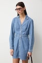 Sukienka jeansowa damska mini niebieski RS26-SUD308