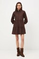Medicine sukienka damska koszulowa RS26-SUD400 brązowy RS26