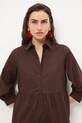 Medicine sukienka damska koszulowa brązowy RS26-SUD400