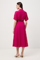 Odzież Medicine sukienka rozkloszowana z wiskozy RS26-SUD601 różowy
