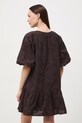 Odzież Medicine sukienka oversize bawełniana RS26-SUD602 brązowy
