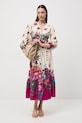 Medicine sukienka rozkloszowana z wiskozą RS26-SUD651 multicolor RS26