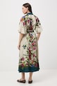Medicine sukienka rozkloszowana z wiskozą multicolor RS26-SUD653