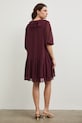 Odzież Medicine sukienka z falbankami RS26-SUD800 fioletowy