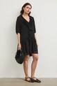 Sukienka z falbankami RS26-SUD800 czarny RS26