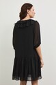 Odzież Sukienka z falbankami RS26-SUD800 czarny