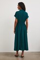 Oblečenie Šaty s rozšíreným strihom s viskózou RS26-SUD803 tyrkysová