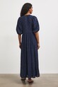 Oblečenie Šaty s rozšíreným strihom s viskózou RS26-SUD804 tmavomodrá