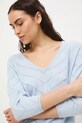 Medicine sweter damski ażurowy niebieski RS26-SWD041