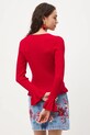 Oblečení Svetr dámský se strukturovanou viskózou RS26-SWD406 červená