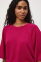 Medicine sweter damski lniany różowy RS26-SWD502