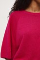 Medicine sweter damski lniany RS26-SWD502 różowy