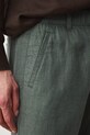 Medicine szorty chino męskie z lnem zielony RS26-SZM073