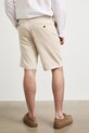 Odzież Szorty chino męskie z dodatkiem lnu regular waist RS26-SZM904 beżowy