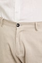 Szorty chino męskie z dodatkiem lnu regular waist RS26-SZM904 beżowy