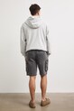 Odzież Szorty cargo męskie bawełniane z efektem sprania RS26-SZMA21 szary