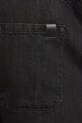 Szorty męskie jeansowe z efektem sprania czarny RS26-SZMA22