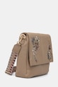 Akcesoria Torebka damska ze skóry ekologicznej z ozdobnym haftem RS26-TOD101 beżowy