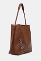 Doplnky Kabelka z ekologickej kože s ozdobnou výšivkou RS26-TOD303 hnedá
