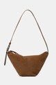 Kabelka dámská z imitace semiše RS26-TOD402 hnědá RS26