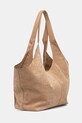 Medicine torebka shopper damska z imitacji zamszu RS26-TOD703 beżowy RS26