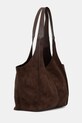 Medicine torebka shopper damska z imitacji zamszu RS26-TOD703 brązowy RS26