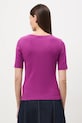 Odzież T-shirt damski gładki z modalem RS26-TSD012 fioletowy