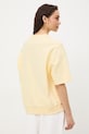 Oblečenie Bavlnené tričko dámske interlock bez vzoru RS26-TSD040 žltá