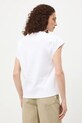 Oblečenie Bavlnené tričko dámske interlock bez vzoru RS26-TSD041 biela