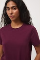 Medicine t-shirt damski bawełniany bordowy RS26-TSD050